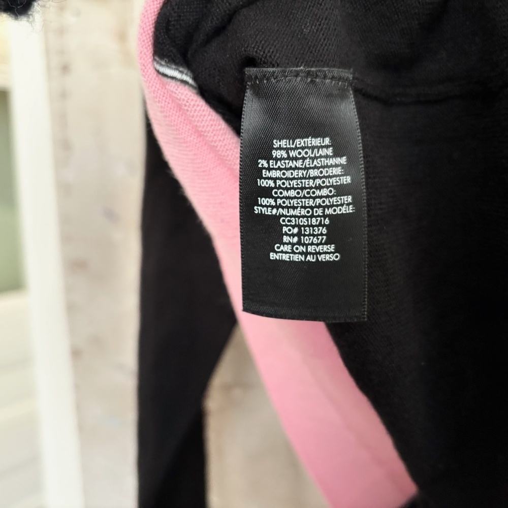 Alice and Olivia Gleeson Wool Lady Sweater in Pink - Picture 6 of 6